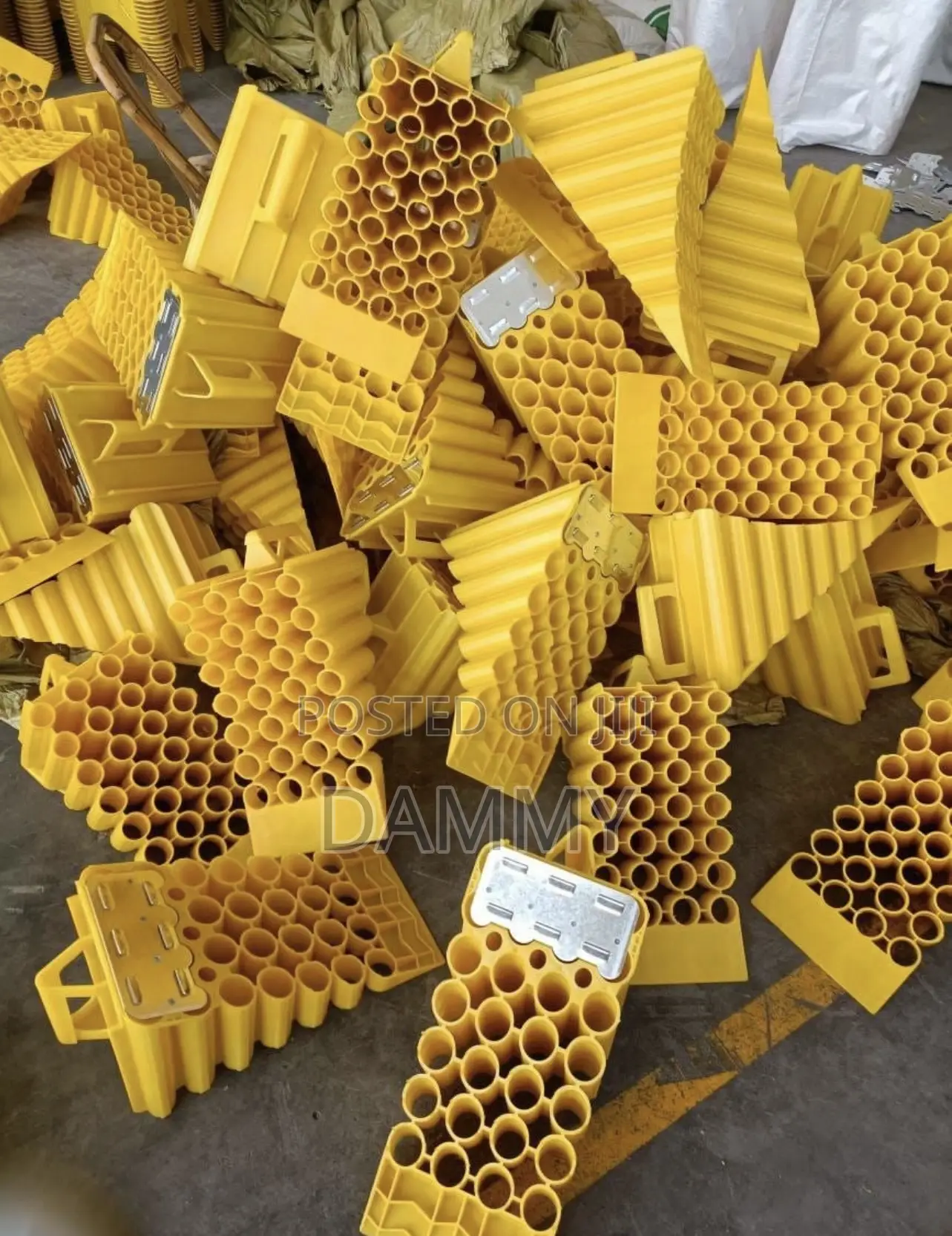 Yellow Plastic Wheel Chock