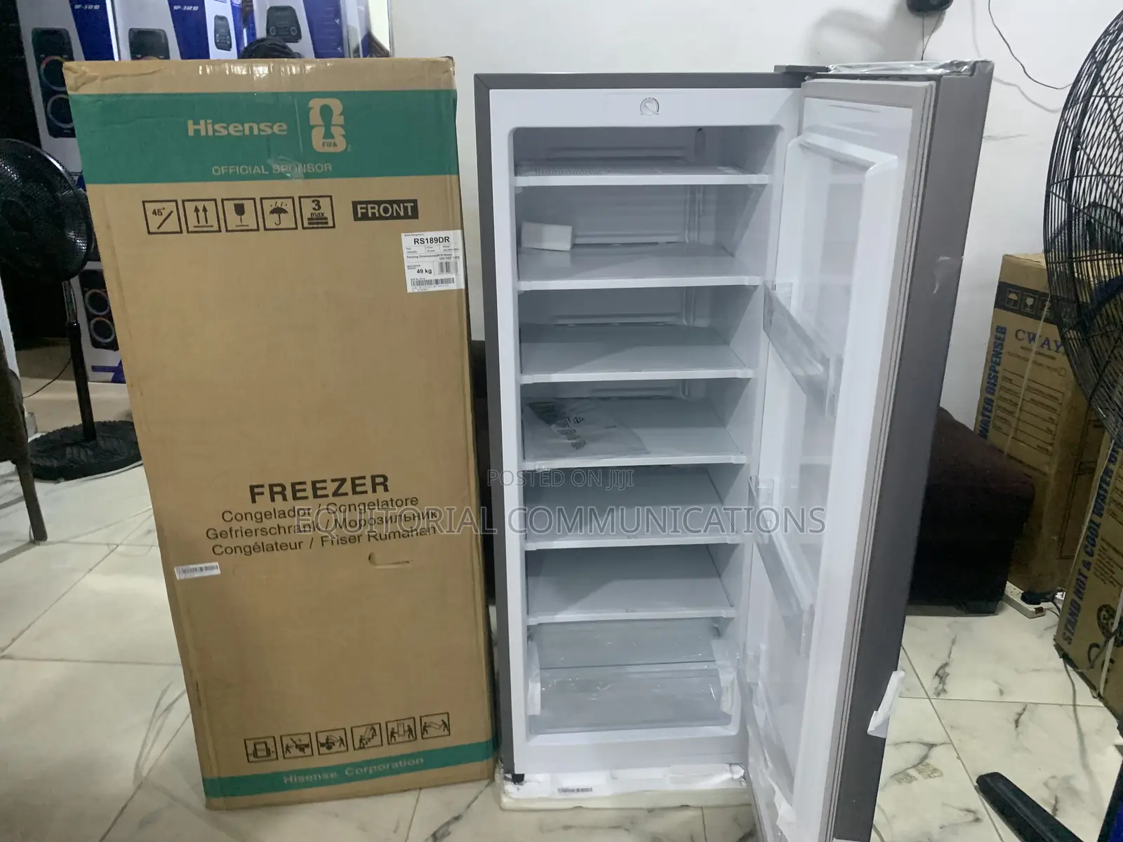 Hisense Rs189dr 190l Single Door Upright Freezer