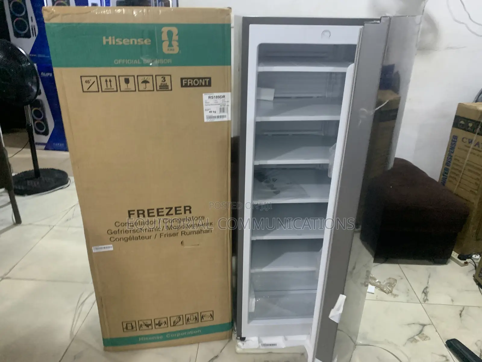 Hisense Rs189dr 190l Upright Freezer for Home