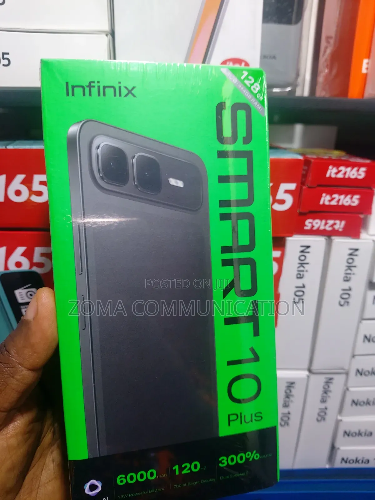 New Infinix Smart 10 Plus 128 GB Black