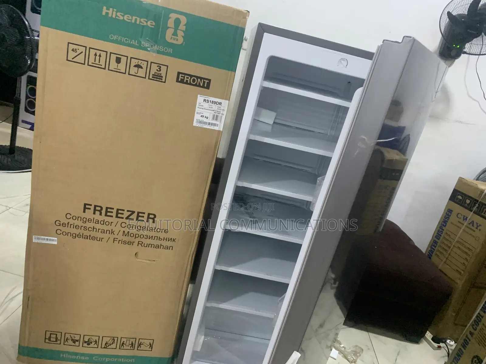 Hisense Rs189dr 190l Fast Freeze Upright Freezer