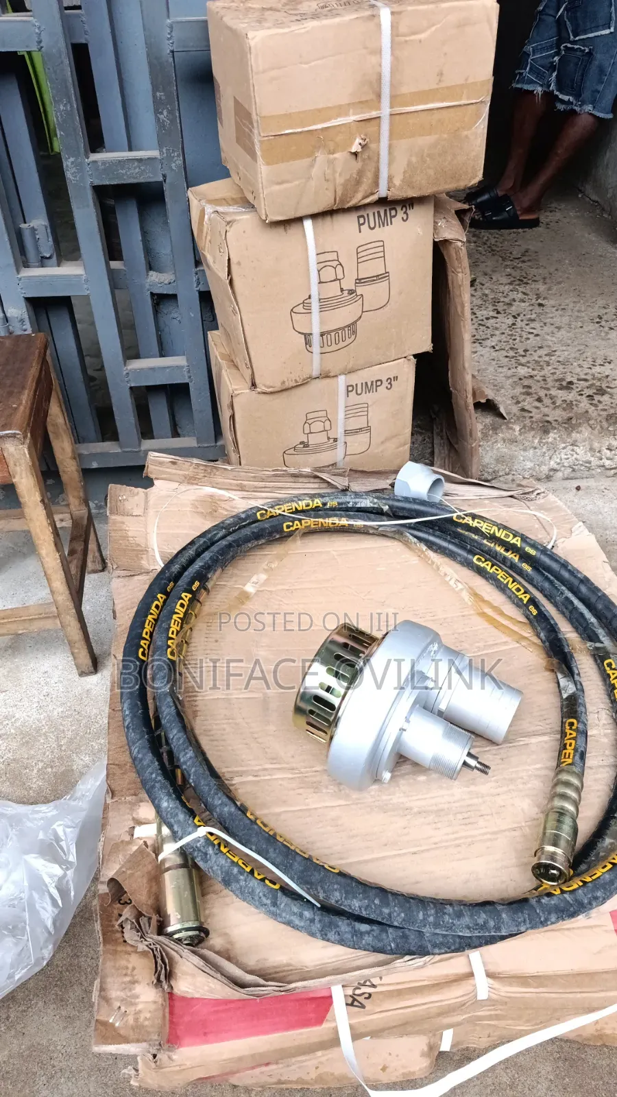 Flexible Concrete Vibrator Shaft 3"× 6 Meter