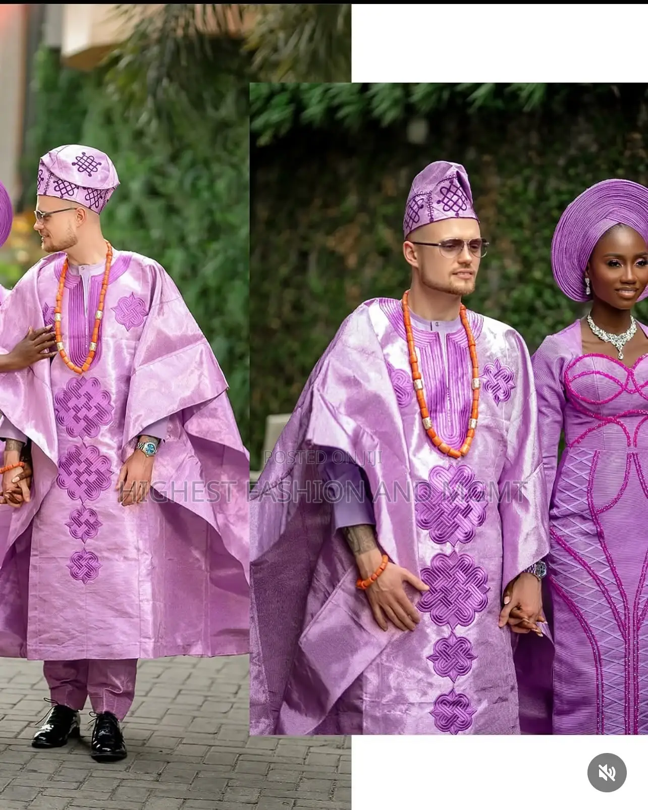 Fuchsia Beaded Corset Gown Men’S Textured Fuchsia Agbada