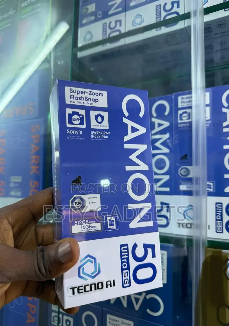 New Tecno Camon 50 Ultra 512 GB