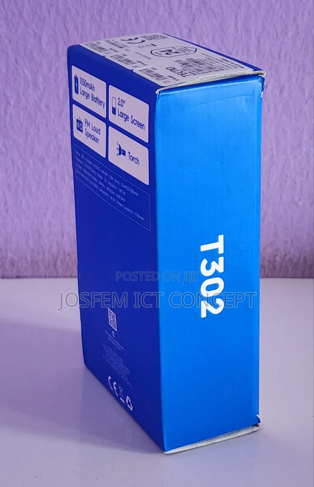 New Tecno T301 Blue