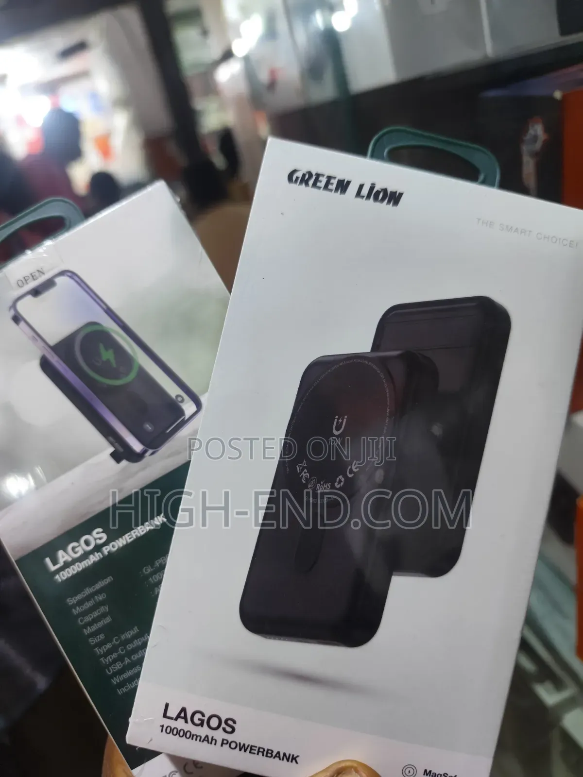 Green Lion Lagos 10000mah (Gl-Pb60) Wireless Magsafe Power Bank