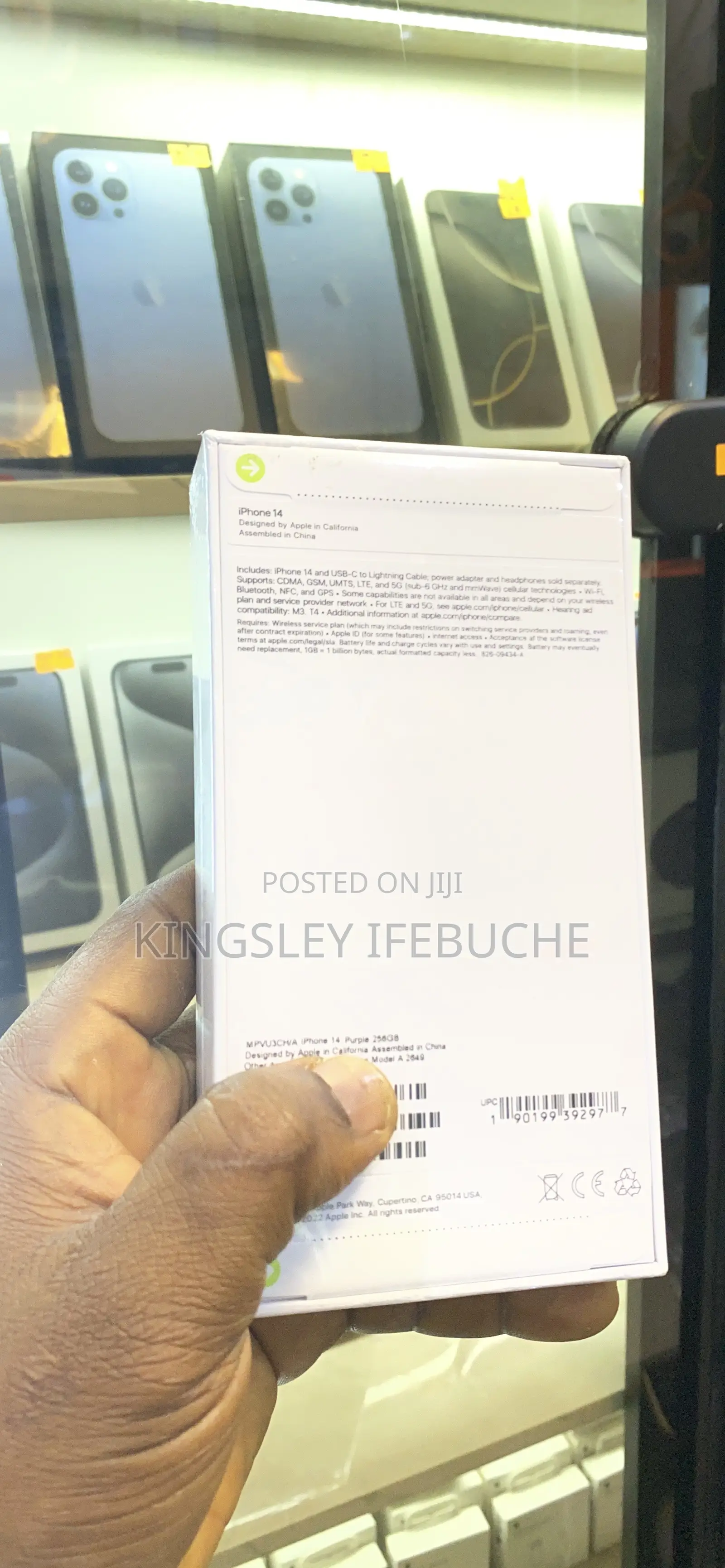New Apple iPhone 14 256 GB Purple