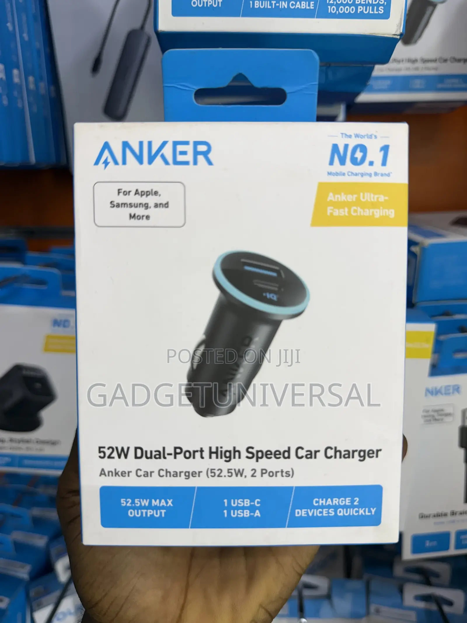 Anker Powerful Triple Pot Car