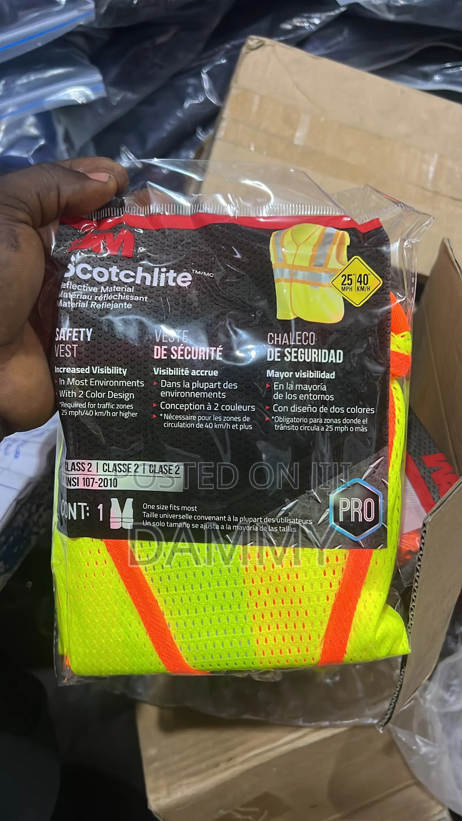 Yellow And Orange Safety Vest