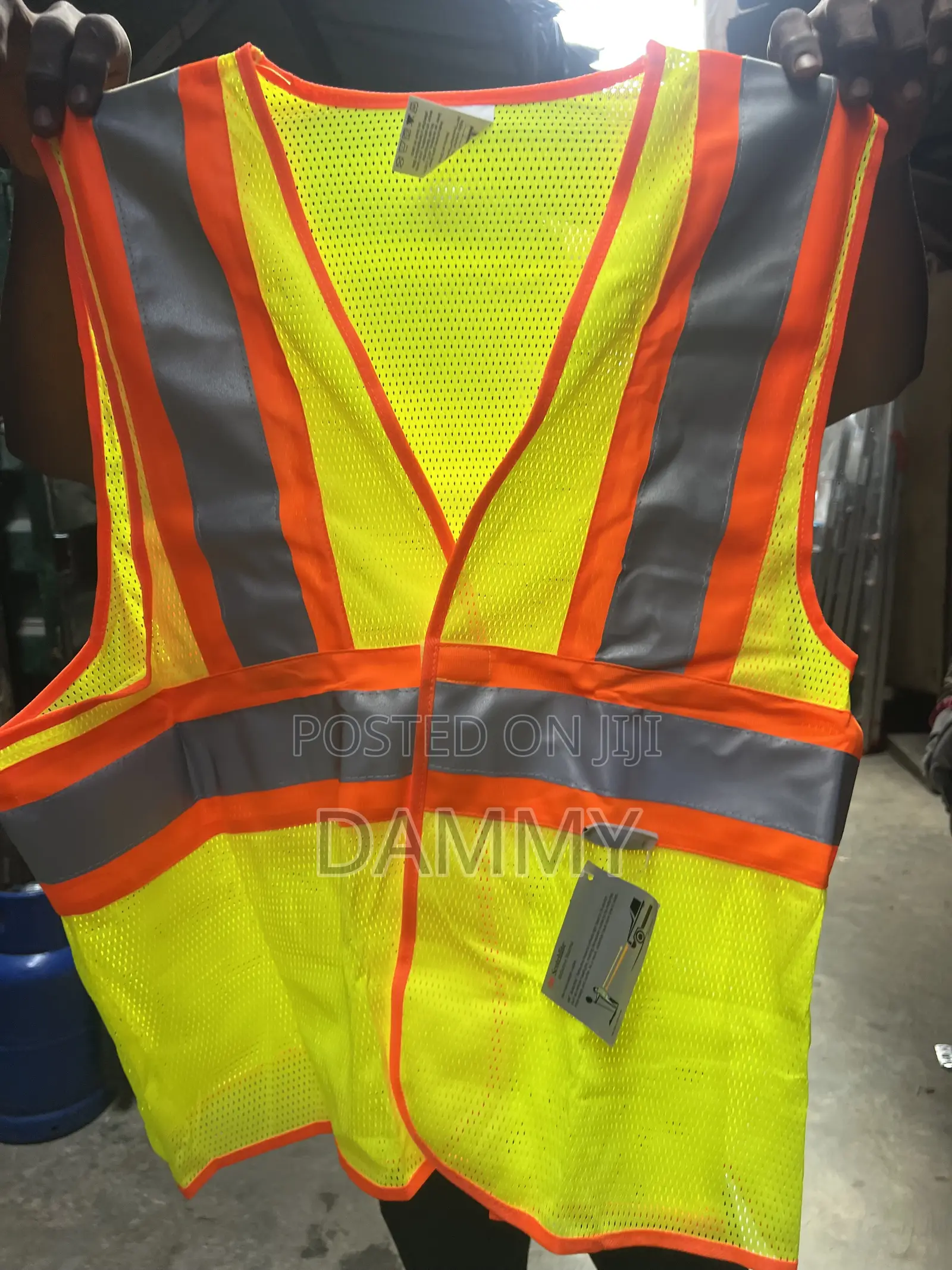 Yellow And Orange Safety Vest
