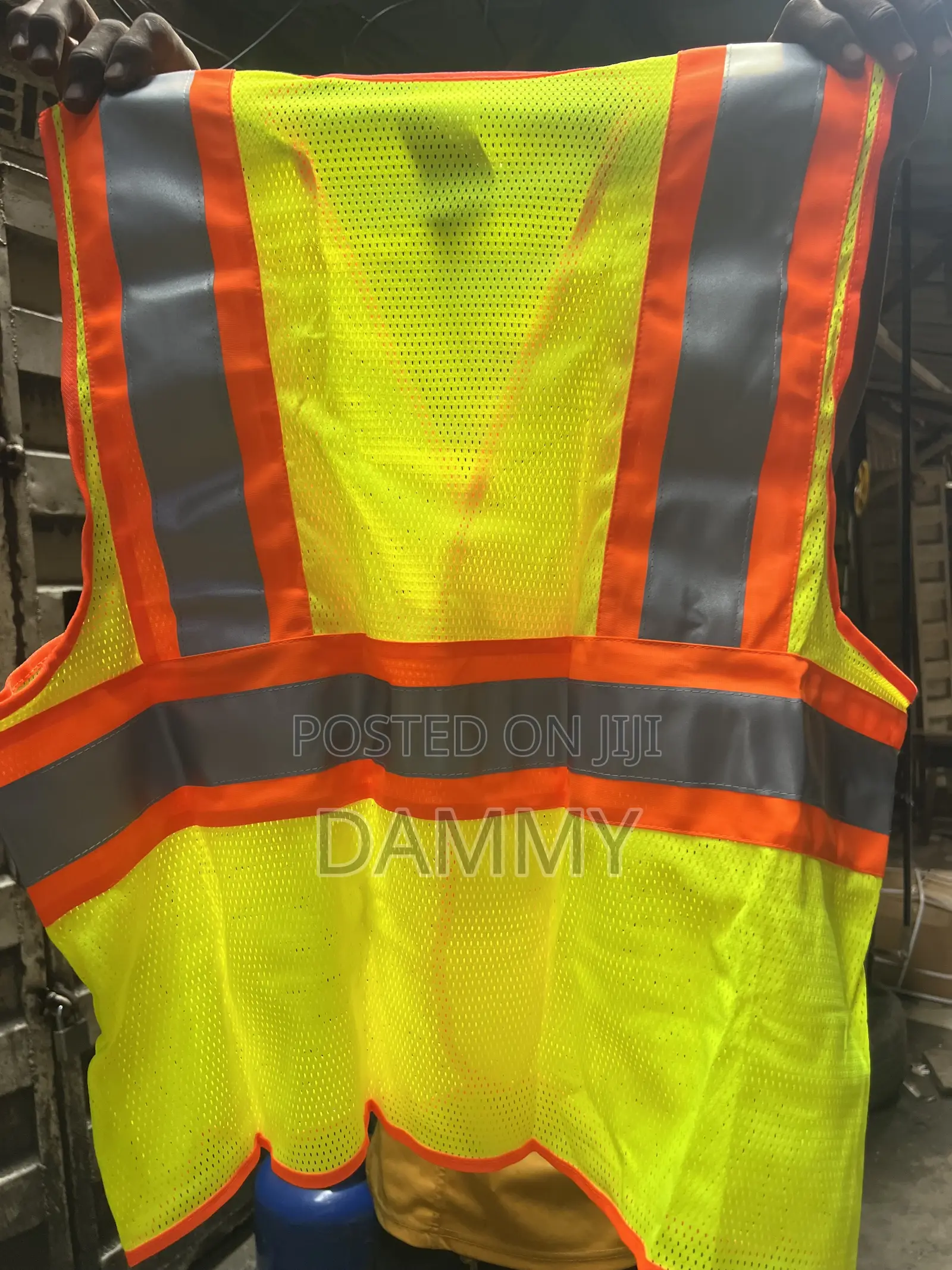 Yellow And Orange Safety Vest