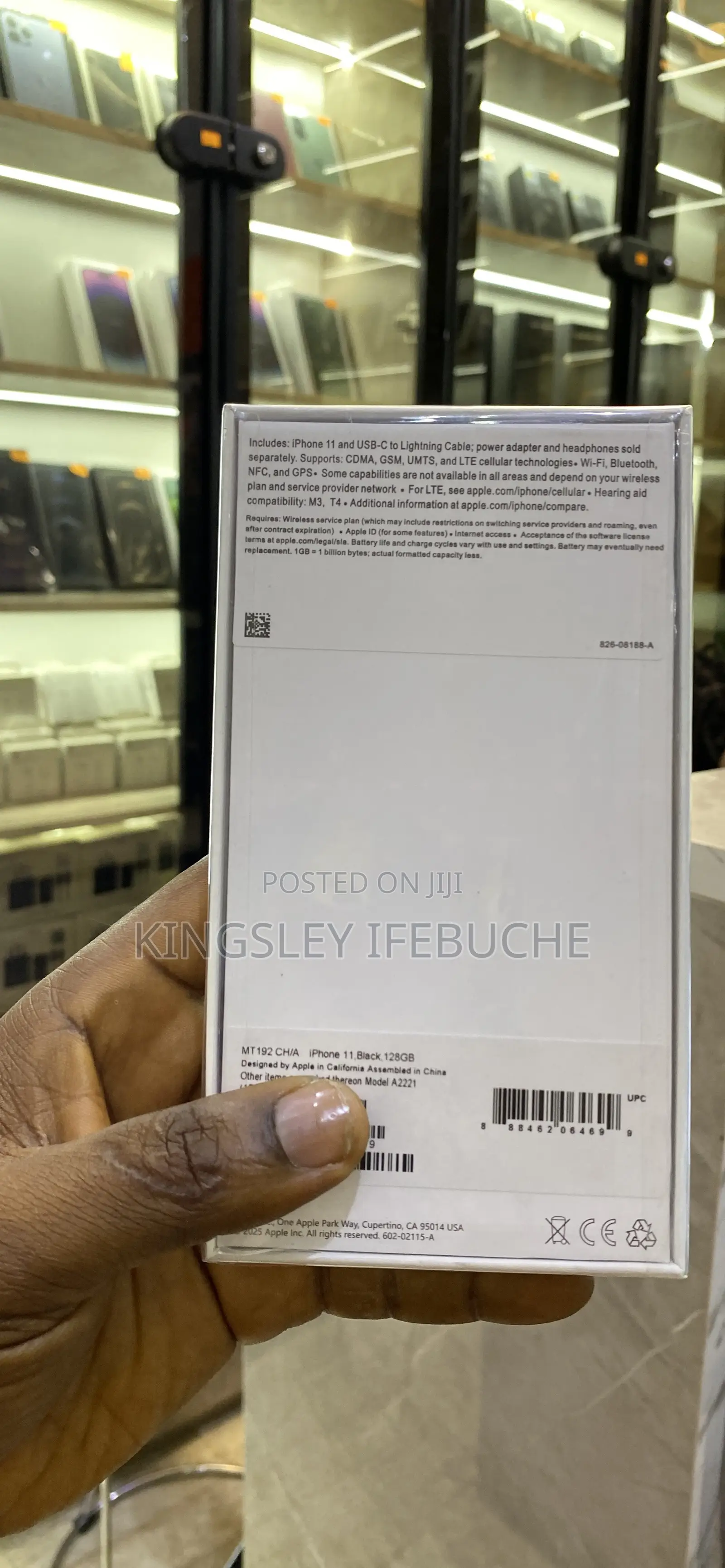 New Apple iPhone 11 128 GB Black