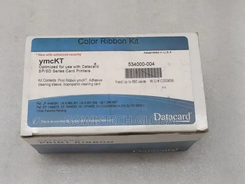 Datacard White Monochrome Ribbons