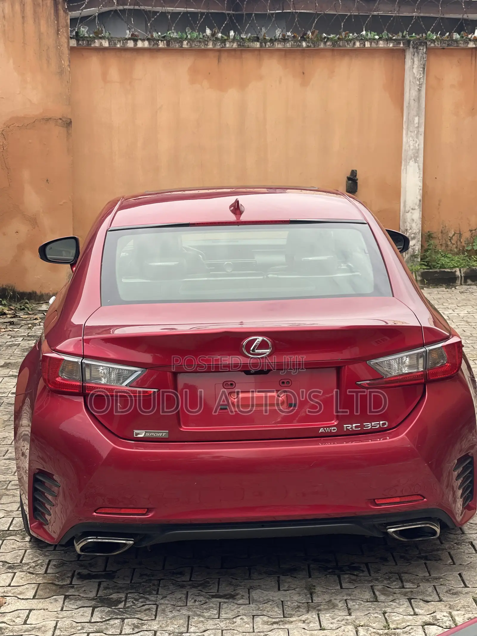Lexus RC 350 AWD 2015 Red