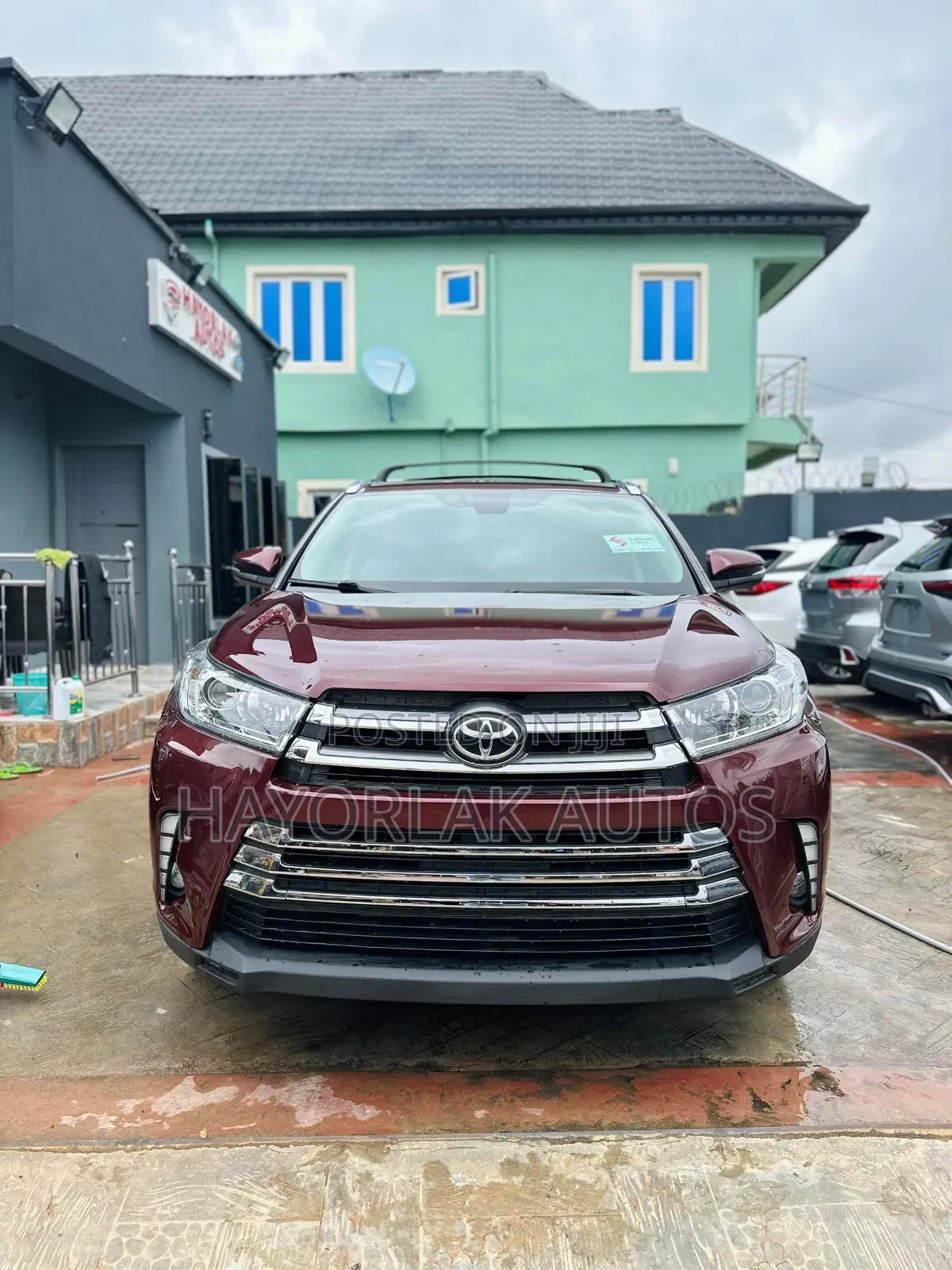 Toyota Highlander XLE V6 4x4 (3.5L 6cyl 6A) 2016 Burgundy