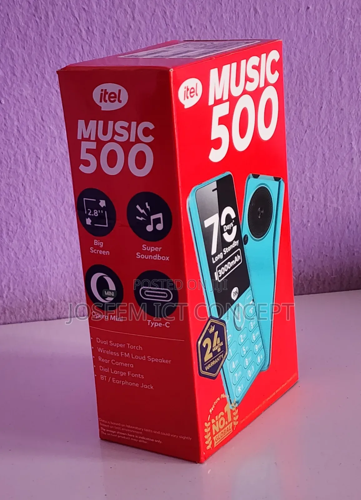 New Itel Music 500 Blue