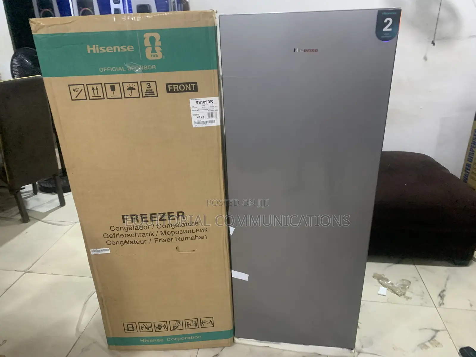 Hisense Rs189dr 190l Space Saving Upright Freezer