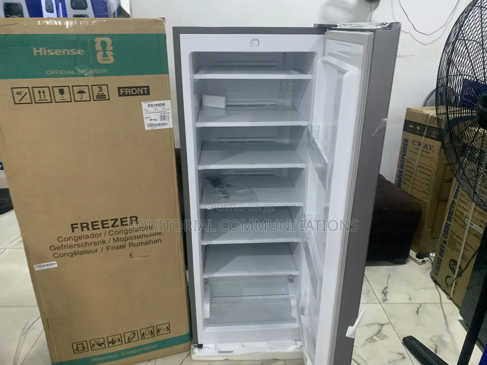 Hisense Rs189dr 190l Powerful Cooling Upright Freezer