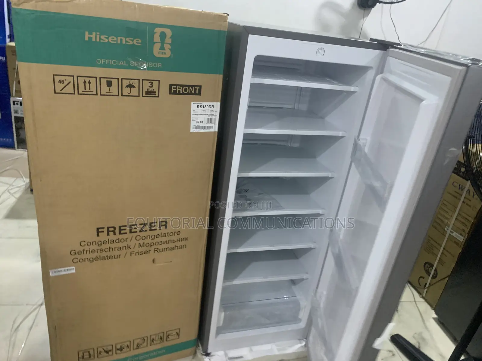 Hisense Rs189dr 190l Energy Efficient Upright Freezer