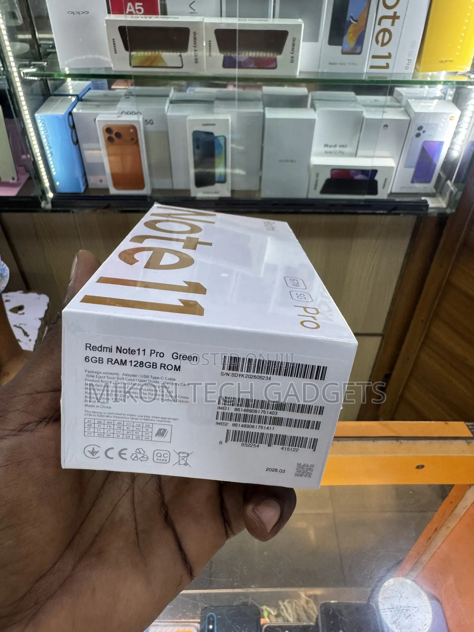 New Xiaomi Redmi Note 11 Pro 5G 128 GB Green