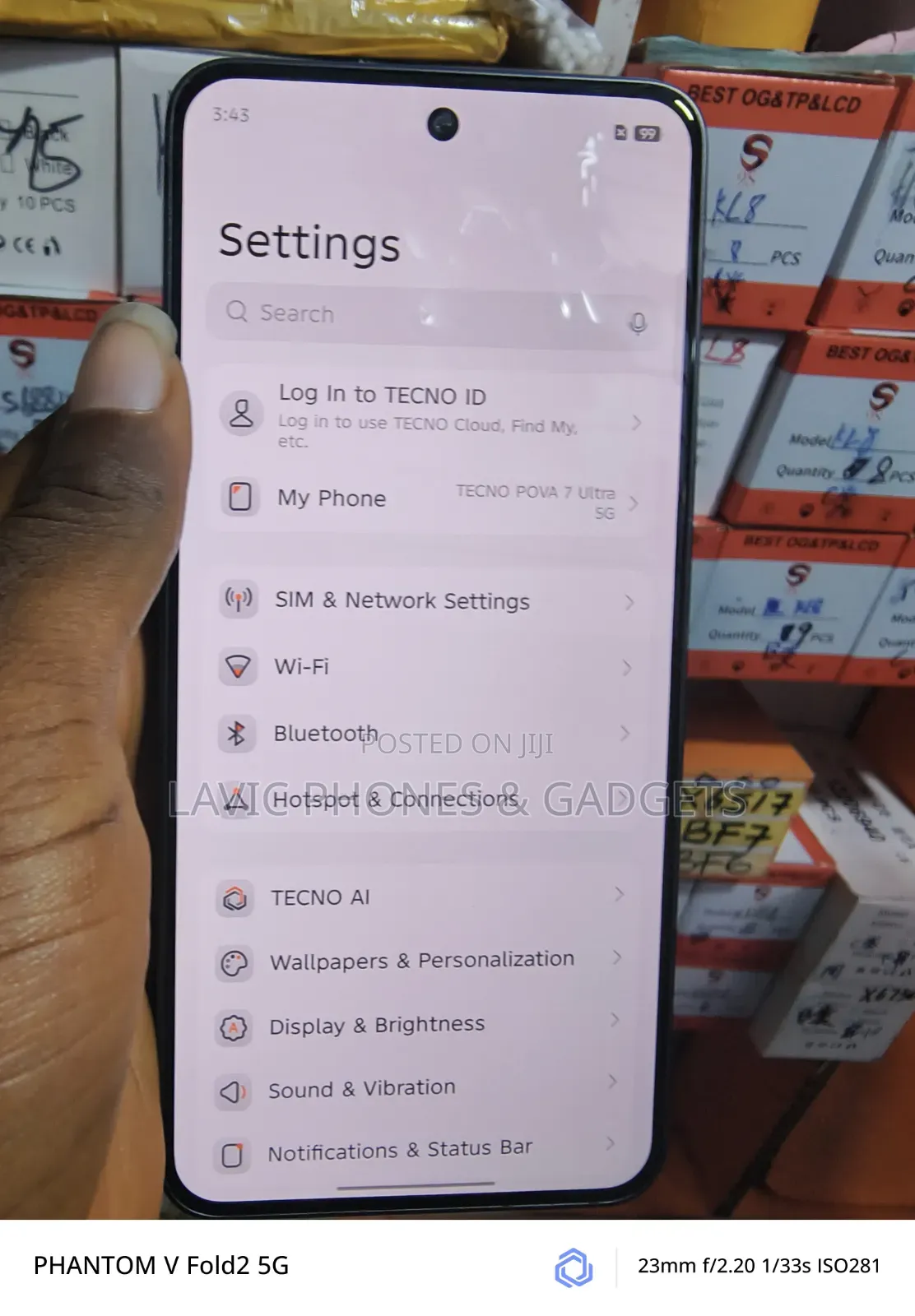 New Tecno Pova 7 Ultra 5G 256 GB Black