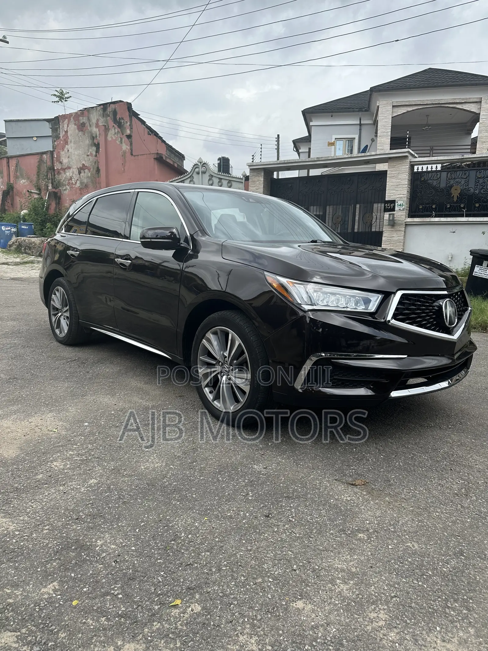 Acura MDX w/Advance Pkg SH-AWD 2017 Black