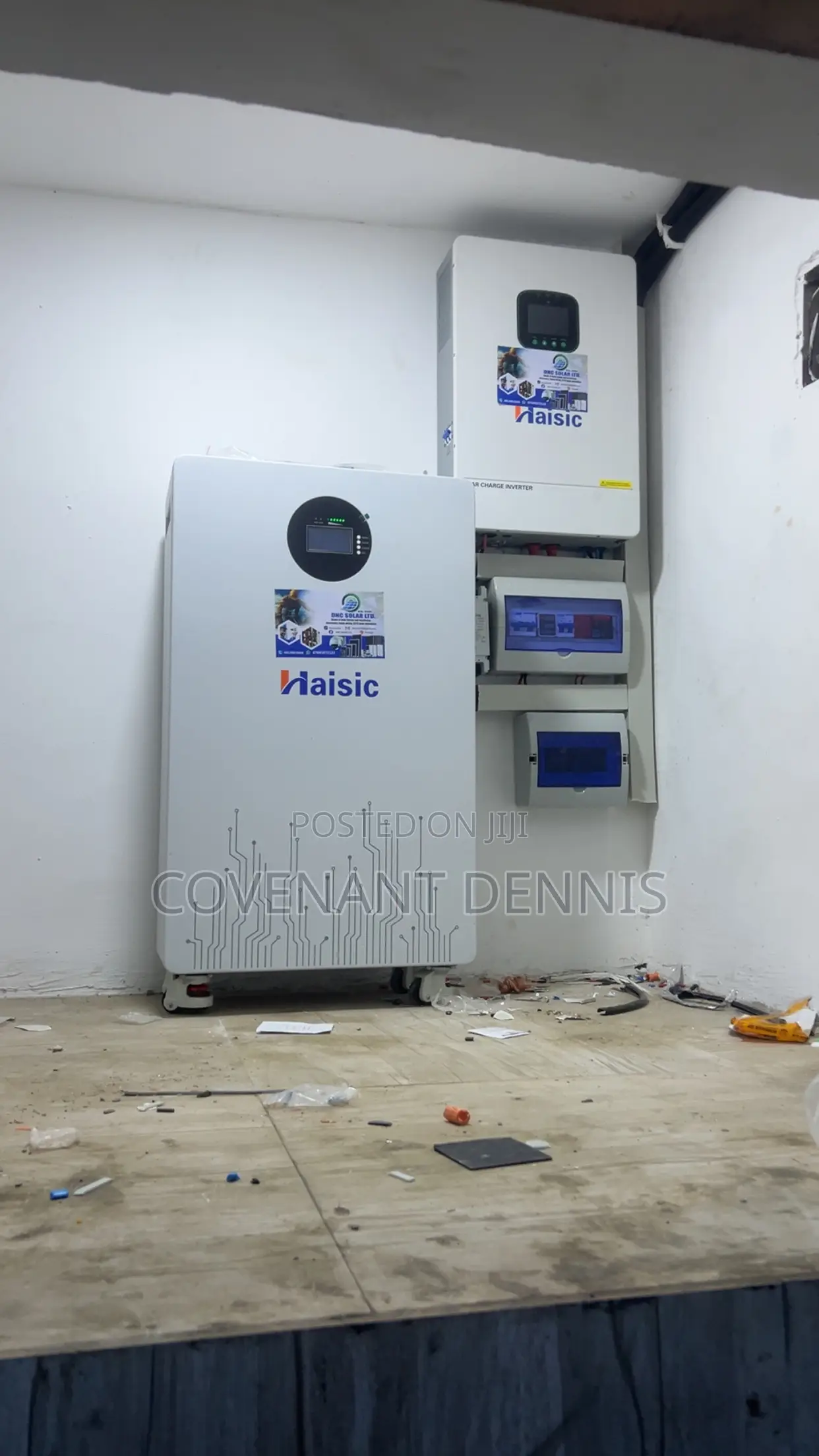 Haisic 15kva Inverter With 15kwh Lithium Battery Full Set Up