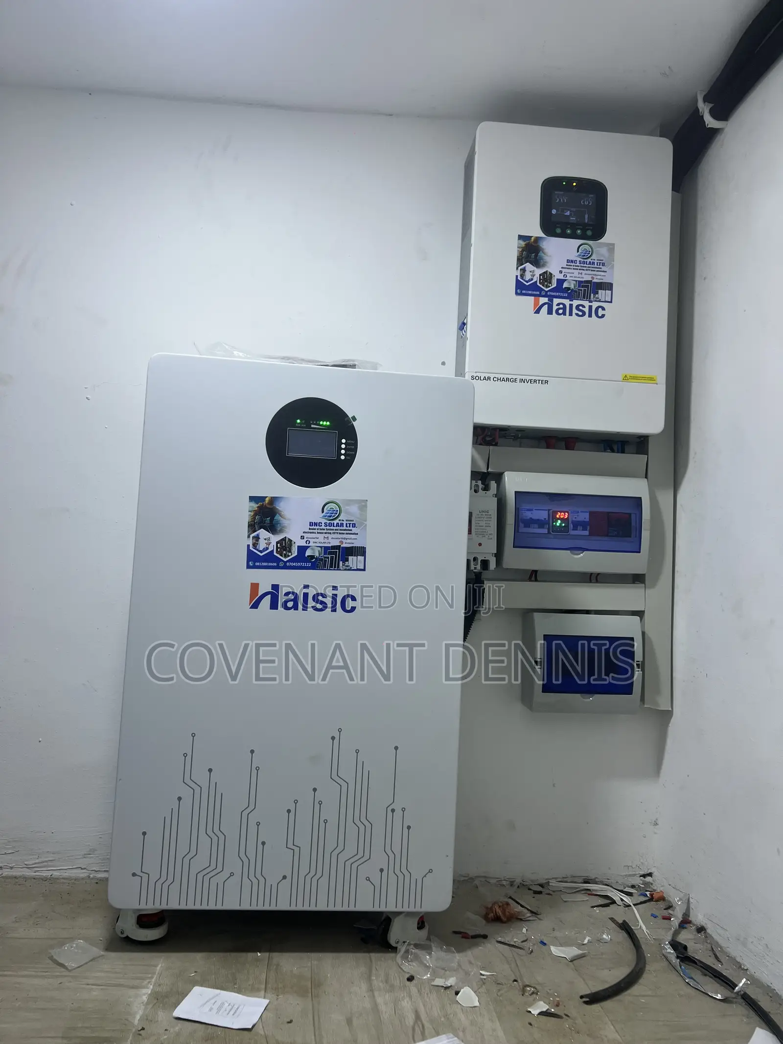 Haisic 15kva Inverter With 15kwh Lithium Battery Full Set Up
