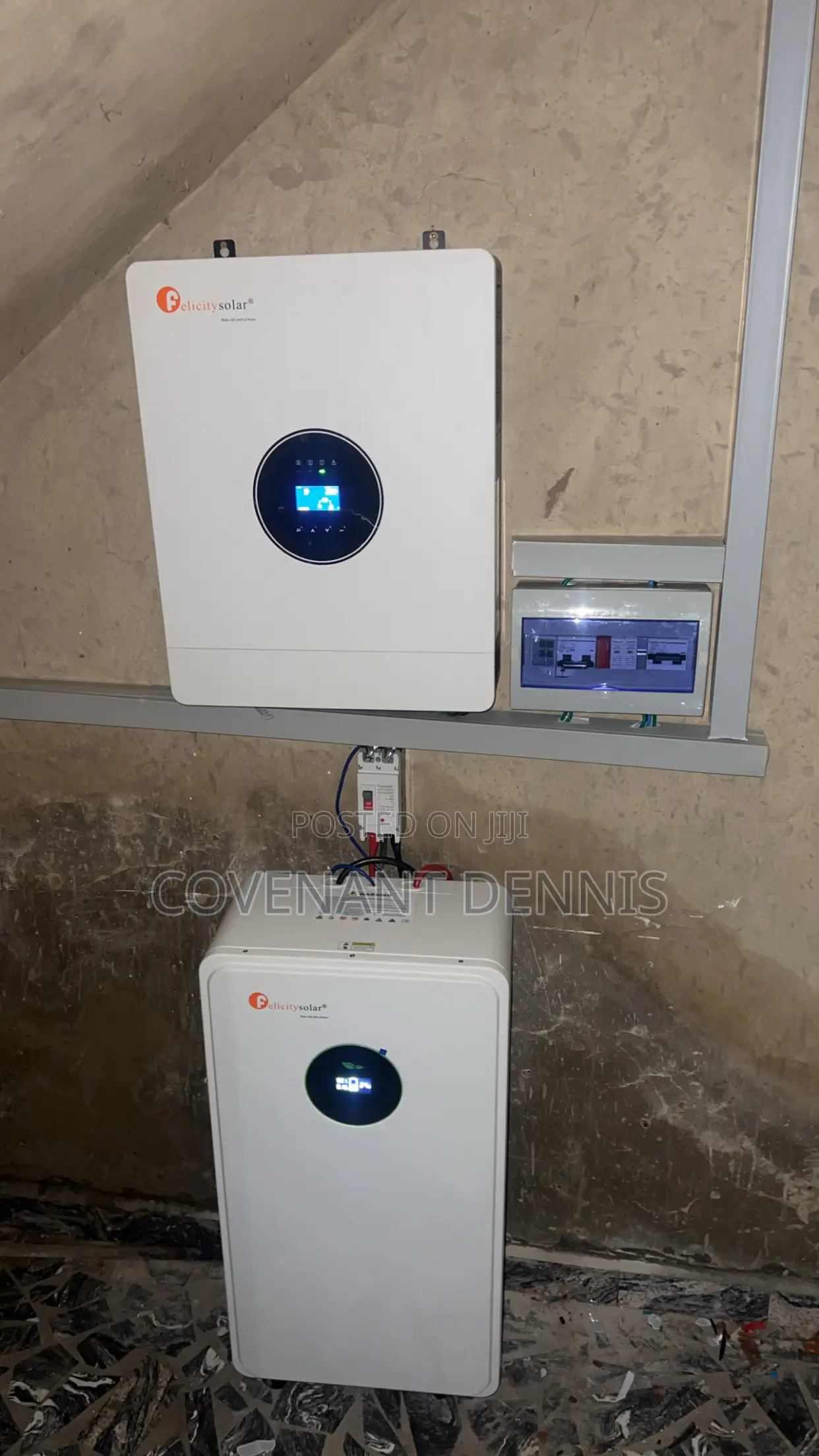 Felicity 12kva Ivem Inverter With 15kwh Lithium Battery Full Set Up