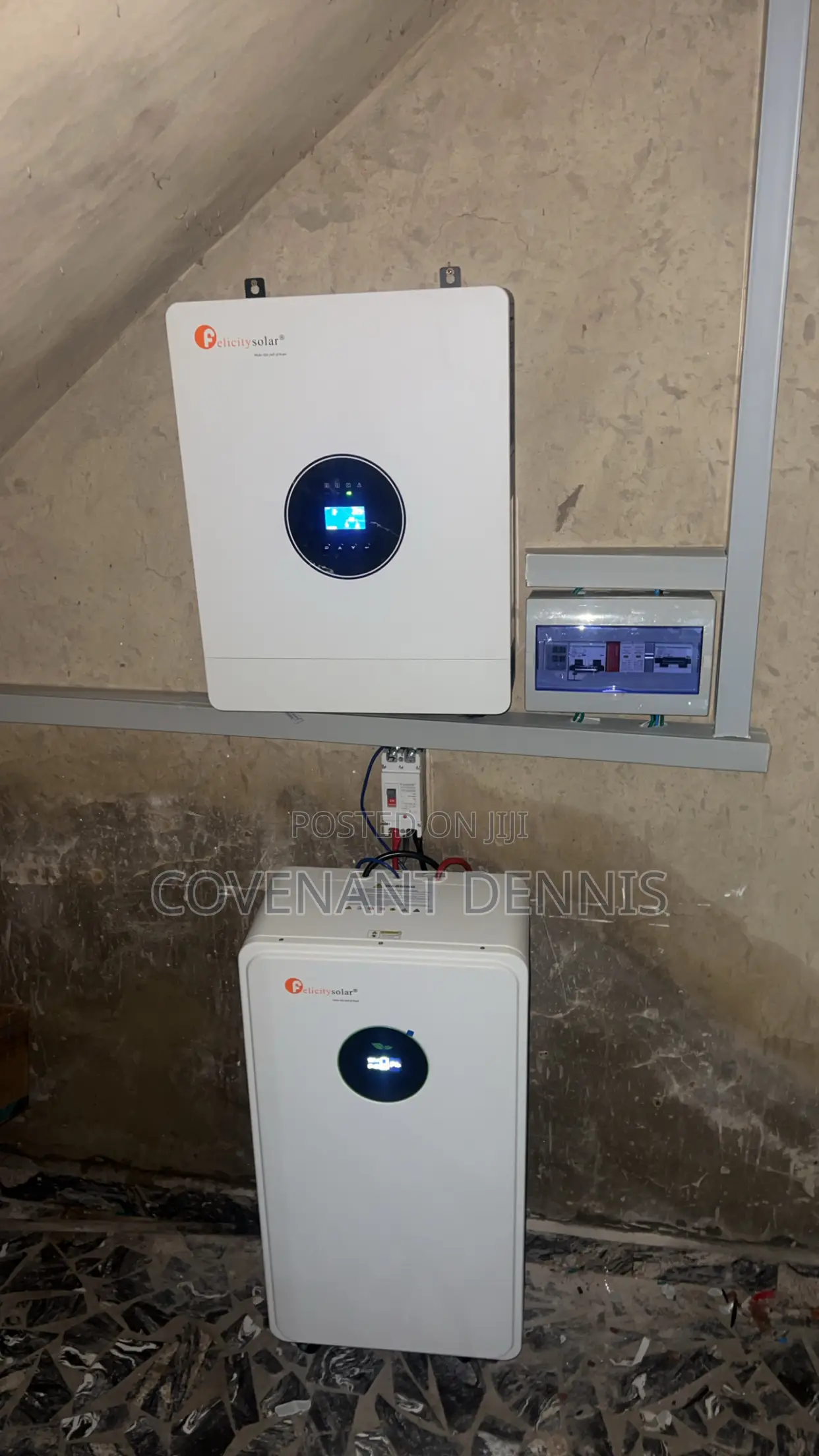 Felicity 12kva Ivem Inverter With 15kwh Lithium Battery Full Set Up