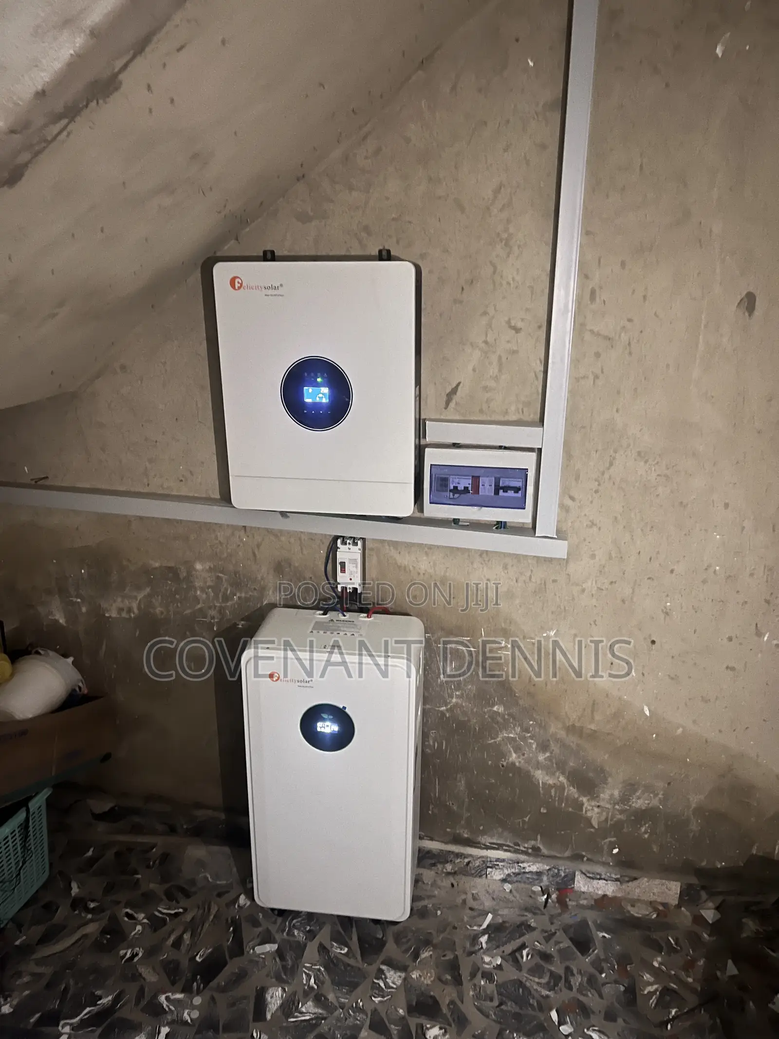 Felicity 12kva Ivem Inverter With 15kwh Lithium Battery Full Set Up