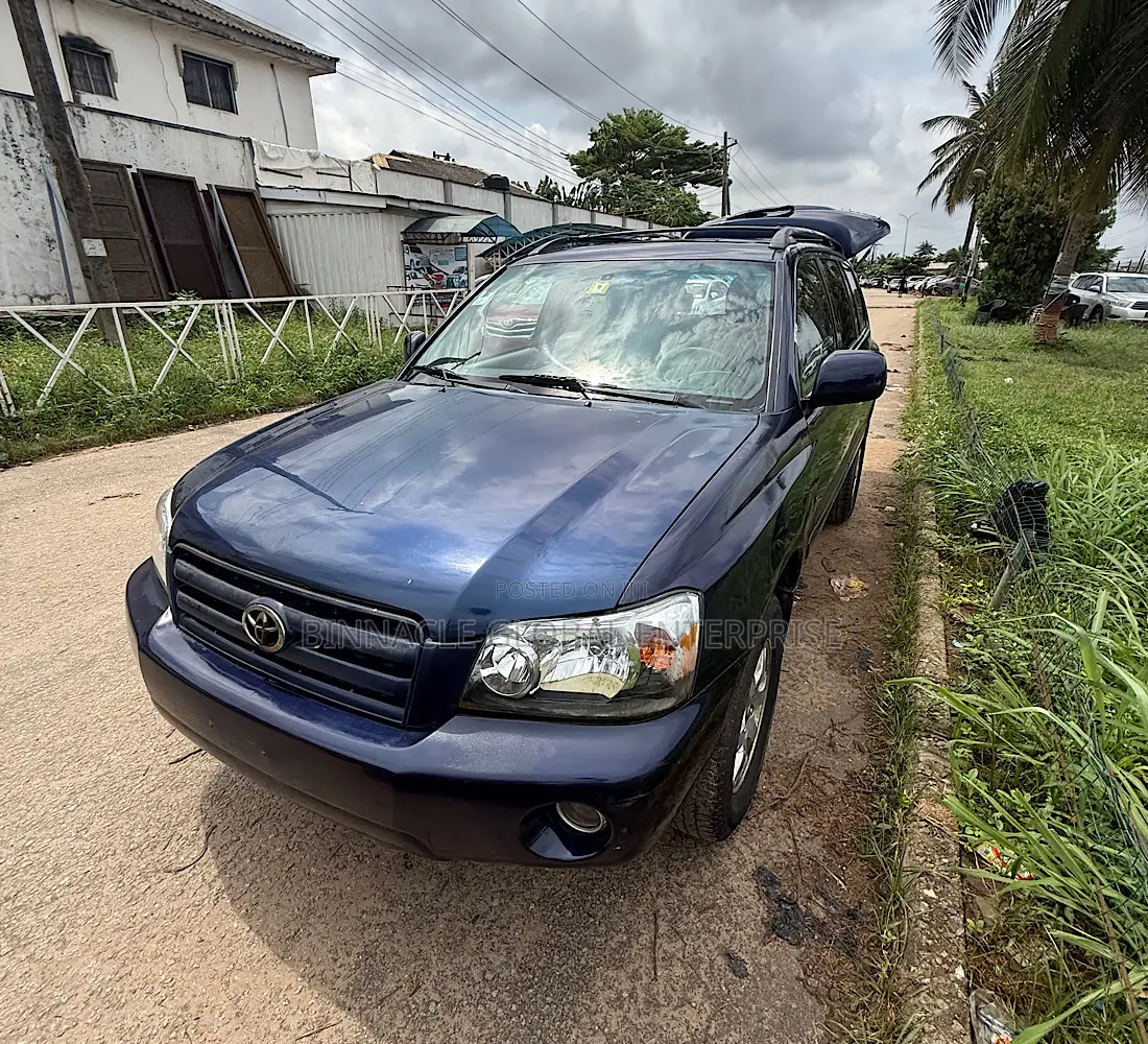 Toyota Highlander V6 2007 Blue