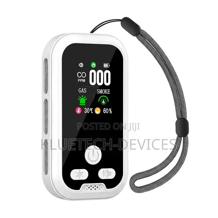 5 In 1 Plug-in Smoke & Co & Flammable Gas Detector Sound+Light Alarm
