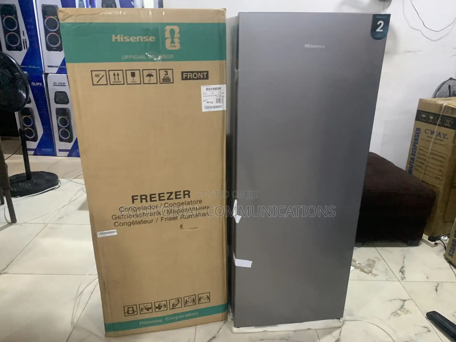 Hisense Rs189dr 190l Upright Freezer With Spacious Shelves