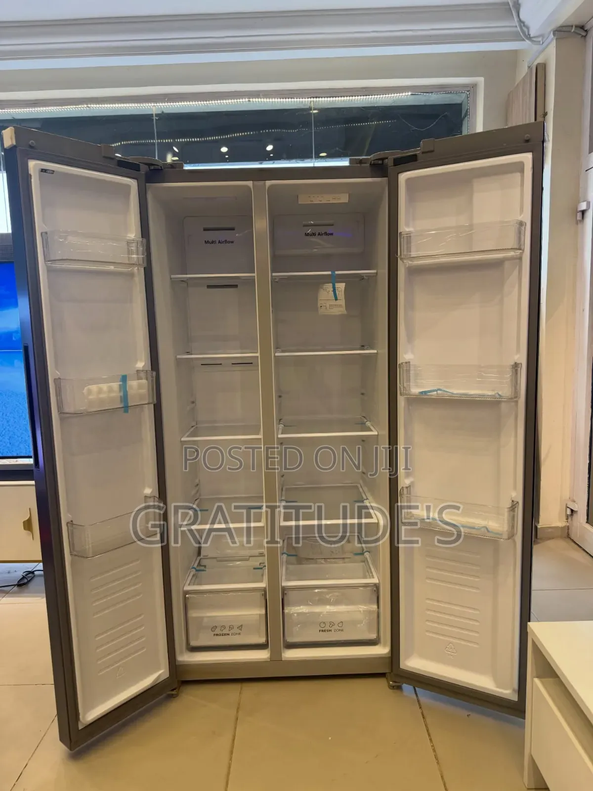 Hisense Side by Side Refrigerator 55ws Inverter Friendly