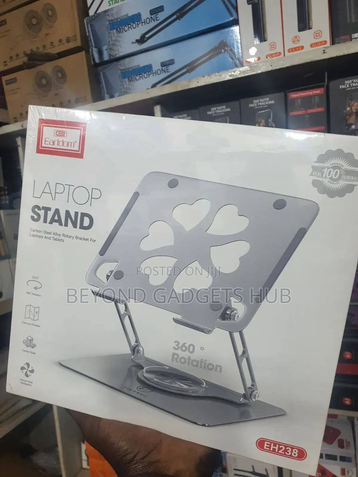 Earldom Eh238 360° Rotating Laptop Stand