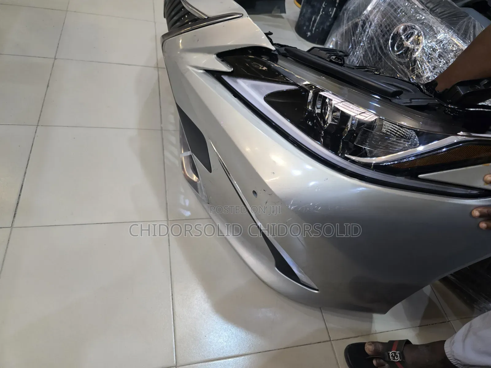 Complete Bumper With Headlamp Es350 2020