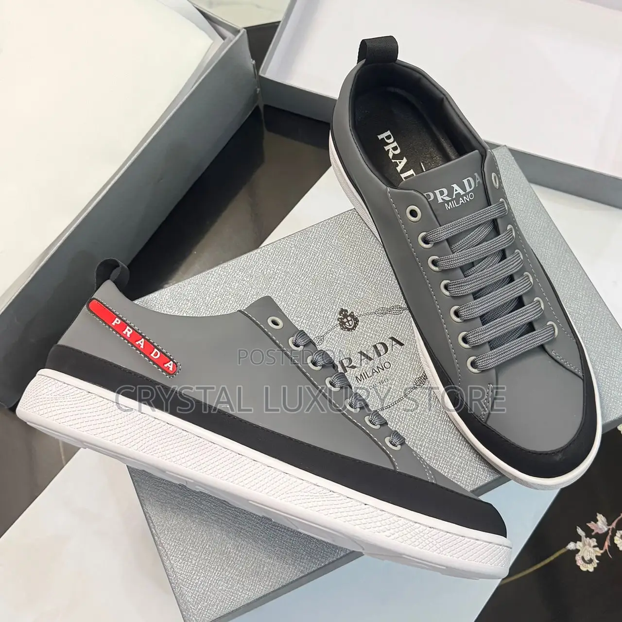 Prada Quality Luxury Men Sneakers