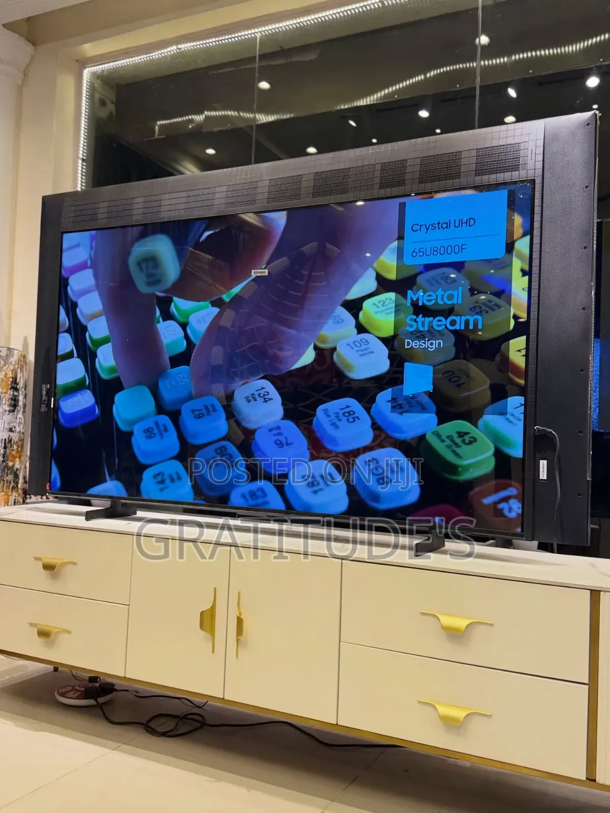 Samsung 65” Uhd Ai Smart Tv With Alexa 65u8000f