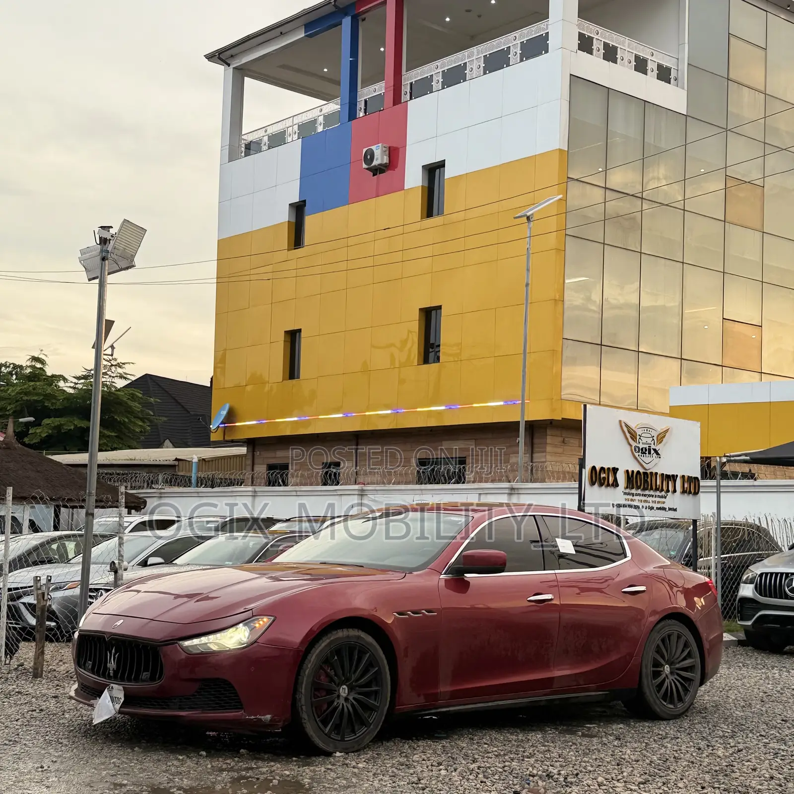 Maserati Ghibli 2015 Red