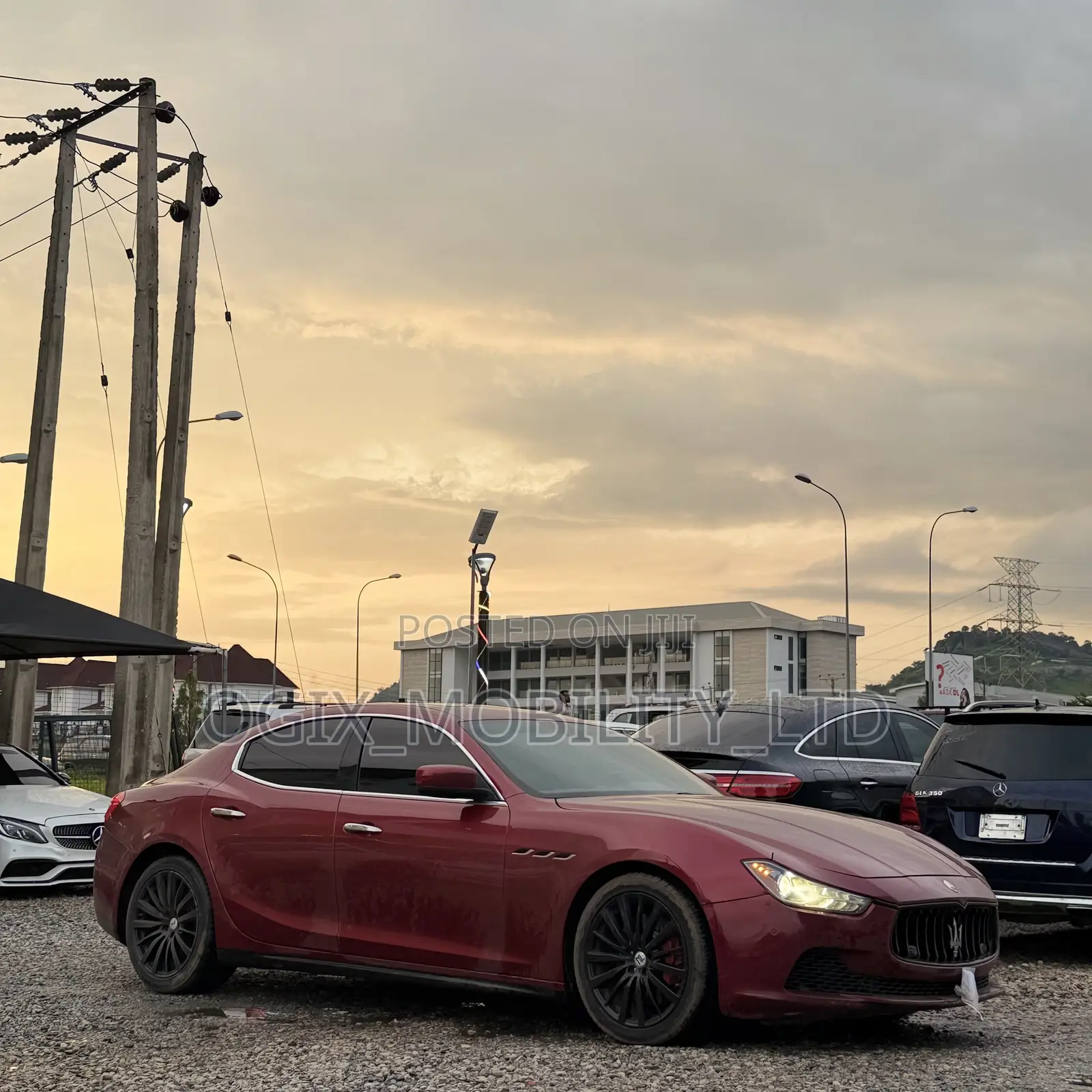 Maserati Ghibli 2015 Red
