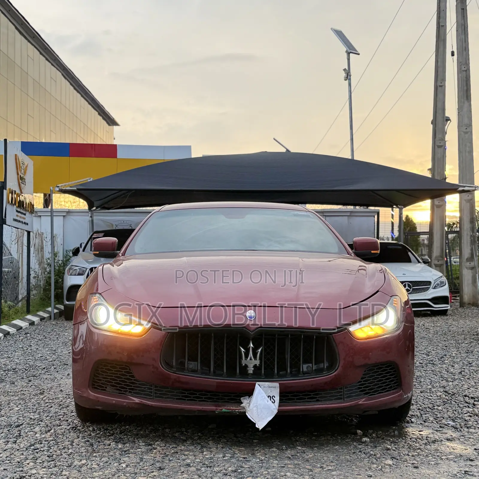 Maserati Ghibli 2015 Red