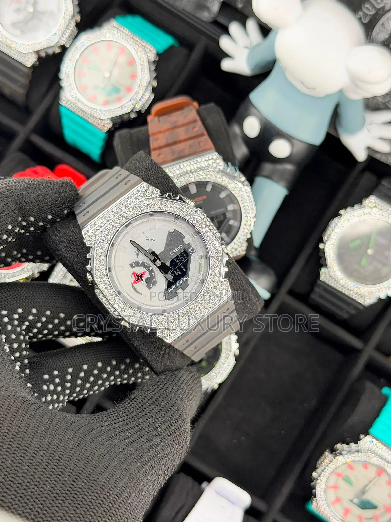 G-Shock Iced Face Quality Luxury Men Water Resistance Wristwatch