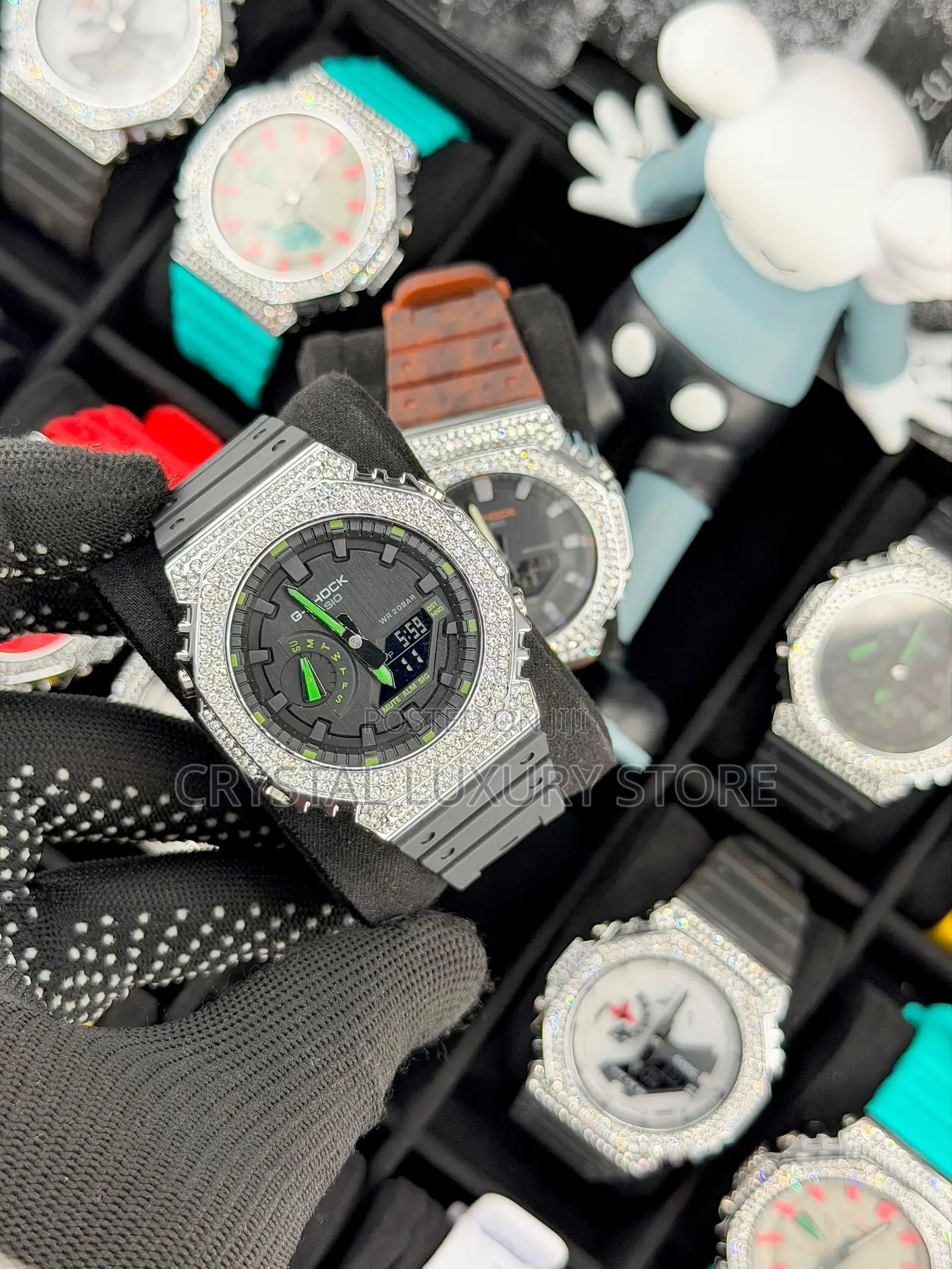G-Shock Iced Face Quality Luxury Men Water Resistance Wristwatch
