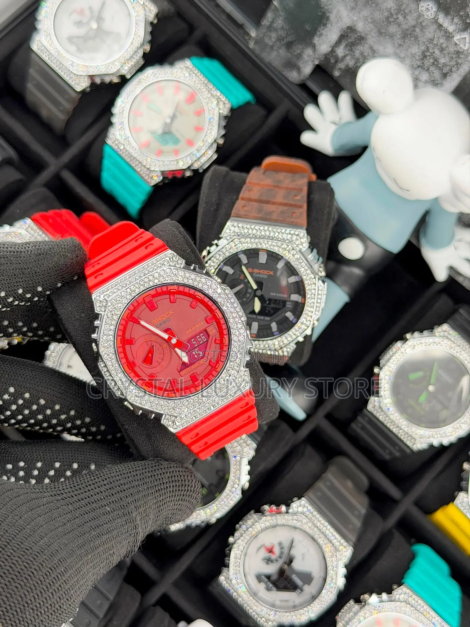 G-Shock Iced Face Quality Luxury Men Water Resistance Wristwatch