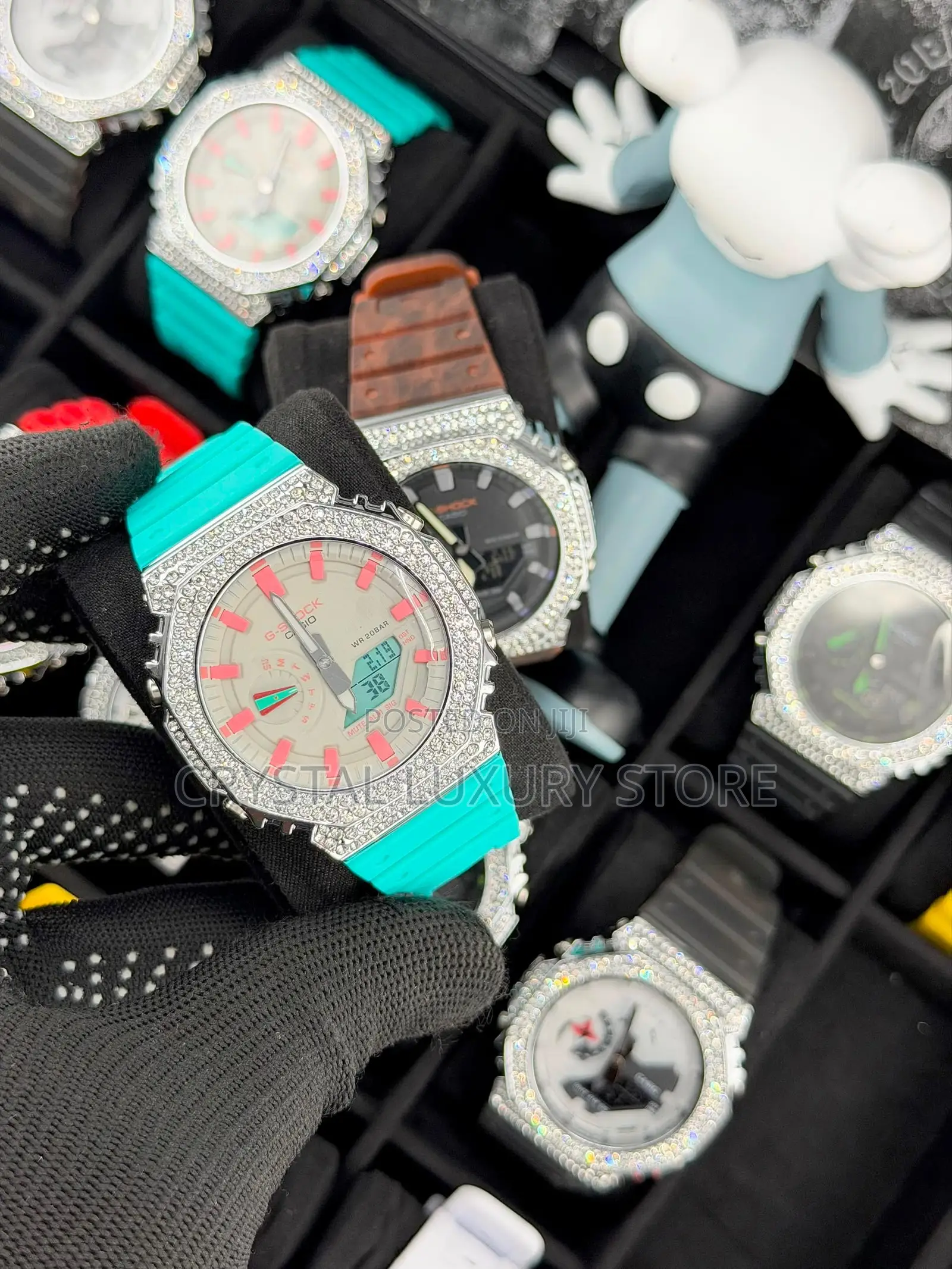 G-Shock Iced Face Quality Luxury Men Water Resistance Wristwatch