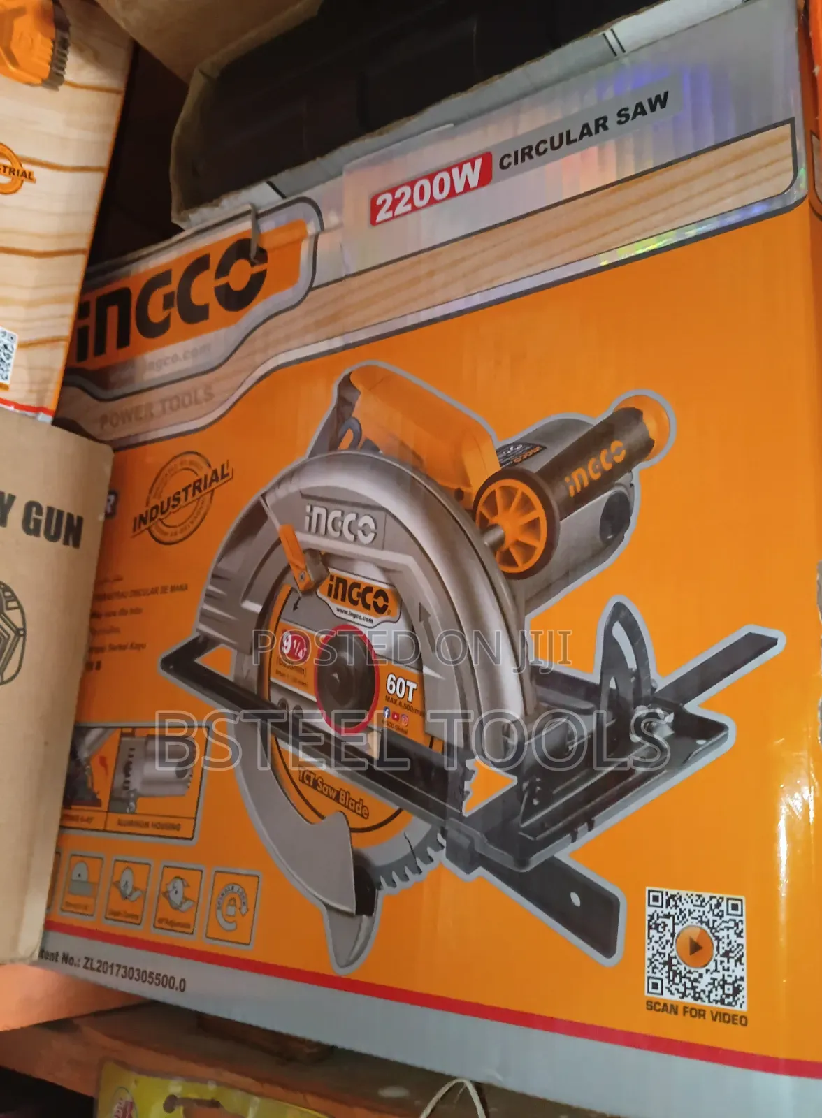 Ingco 9-Inch Electric Circular Saw – Heavy Duty Wood Cutting Machine