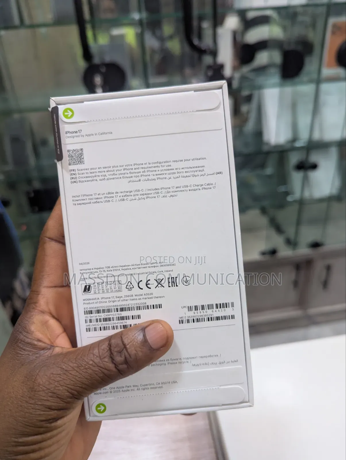 New Apple iPhone 17 256 GB Green
