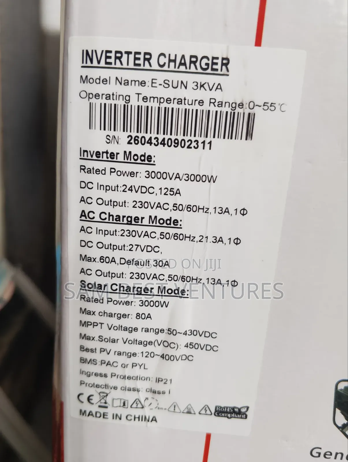 3kva 24v Sako Solar Hybrid Inverter