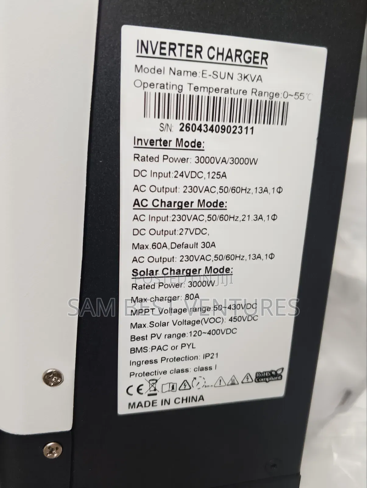 3kva 24v Sako Solar Hybrid Inverter